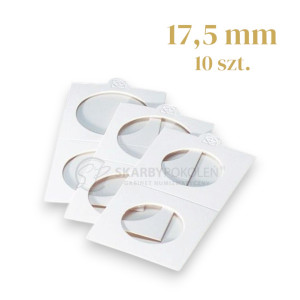 Holder samoprzylepny biały MATRIX (17,5 mm) - 10 szt. - LEUCHTTURM