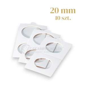 Holder samoprzylepny biały MATRIX (20 mm) - 10 szt. - LEUCHTTURM