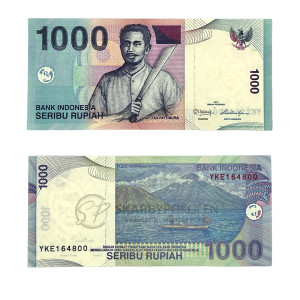 Na zdjęciu Banknot - Indonezja - 1000 Rupii - 2013