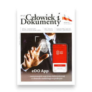 Na zdjęciu Kwartalnik - Człowiek i Dokumenty - Numer 57 - II kwartał 2020