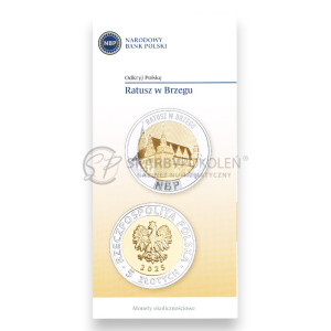 Na zdjęciu Folder emisyjny - Ratusz w Brzegu - Odkryj Polskę - Język PL - 2025