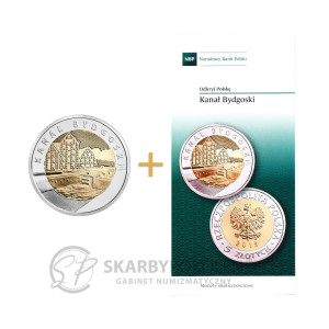 Na zdjęciu Moneta + FOLDER - 5 złotych 2015 - Kanał Bydgoski