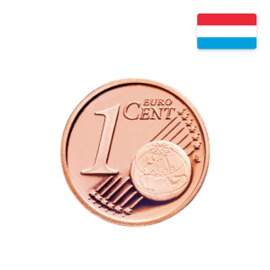 Na zdjęciu Moneta – Luksemburg – 1 eurocent – 2002