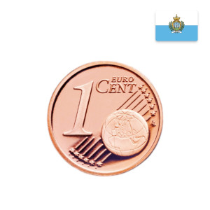 Na zdjęciu Moneta – San Marino – 1 eurocent – 2006
