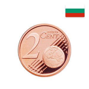 Na zdjęciu Moneta – Bułgaria – 2 eurocenty – 2026