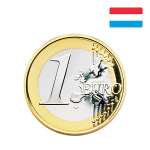 Na zdjęciu Moneta – Luksemburg – 1 euro – 2002