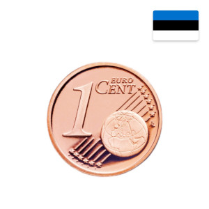 Na zdjęciu Moneta – Estonia – 1 eurocent – 2022