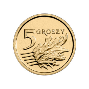 Na zdjęciu Moneta - 5 groszy 2015 - The Royal Mint - Stan UNC