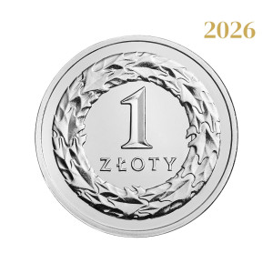 Na zdjęciu Moneta - 1 złoty 2026 - MW - Stan UNC