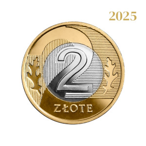 Na zdjęciu Moneta - 2 złote 2025 - MW - Stan UNC